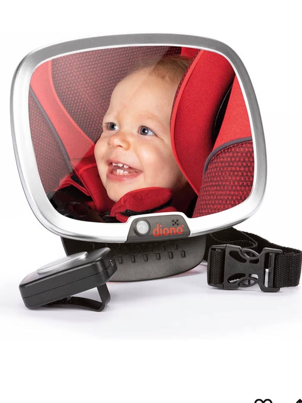 Diono Easy View Plus Baby Car Mirror - with light